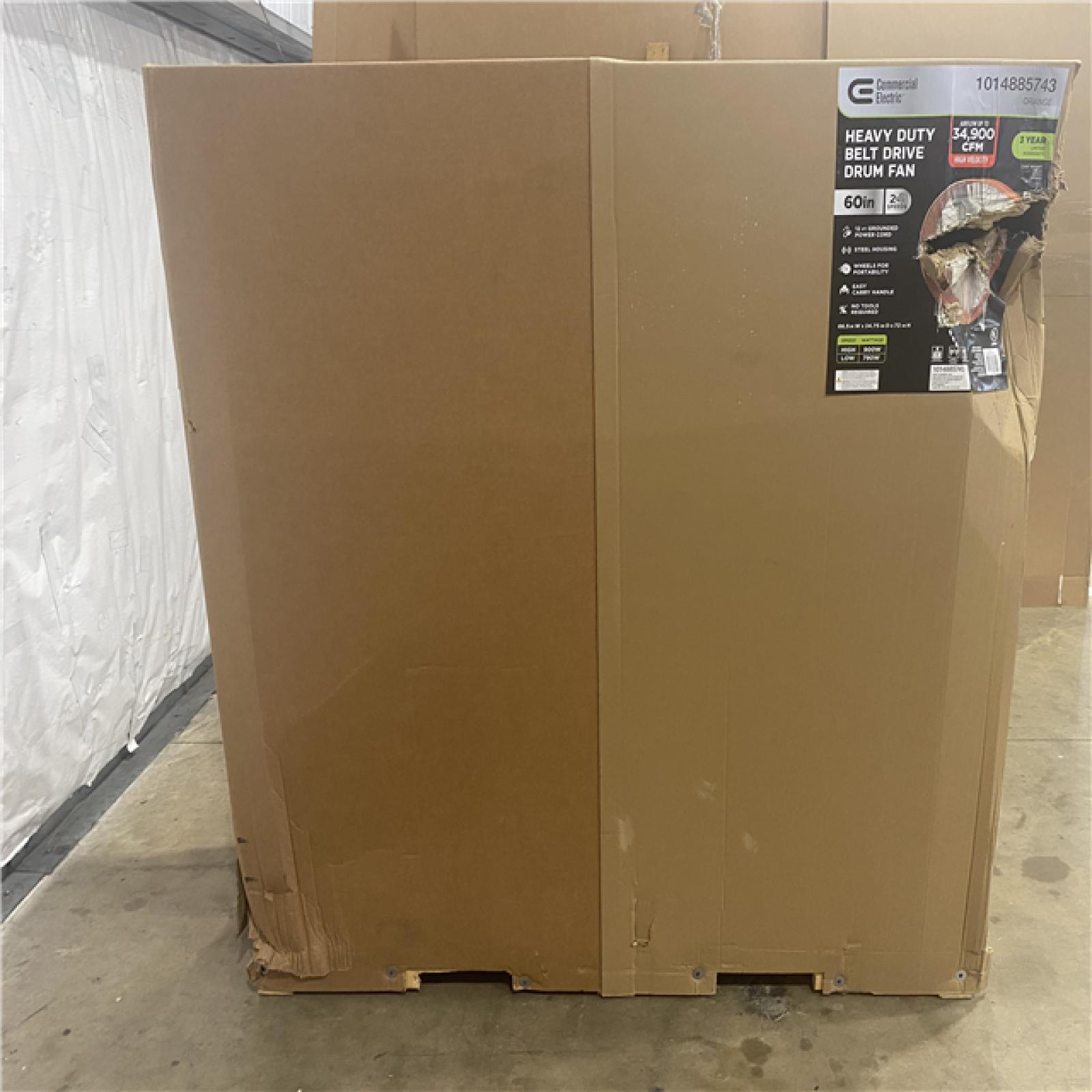 Houston Location AS IS - Heavy Duty 60in Drum Fan