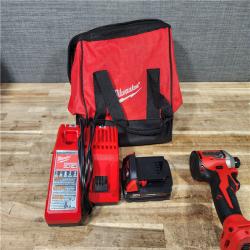 HOUSTON LOCATION - AS - IS Milwaukee 18-Volt Lithium-Ion Compact Brushless Cordless 1/4 in. Impact Driver Kit