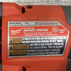 AS-IS Milwaukee  FUEL 18V Lithium-Ion Brushless Cordless Hammer Drill and Impact Driver Combo Kit