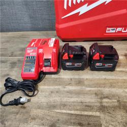 HOUSTON LOCATION - AS-IS (APPEARS LIKE NEW) MILWAUKEE FUEL 18V Lithium-Ion Brushless Cordless Hammer Drill and Impact Driver Combo Kit