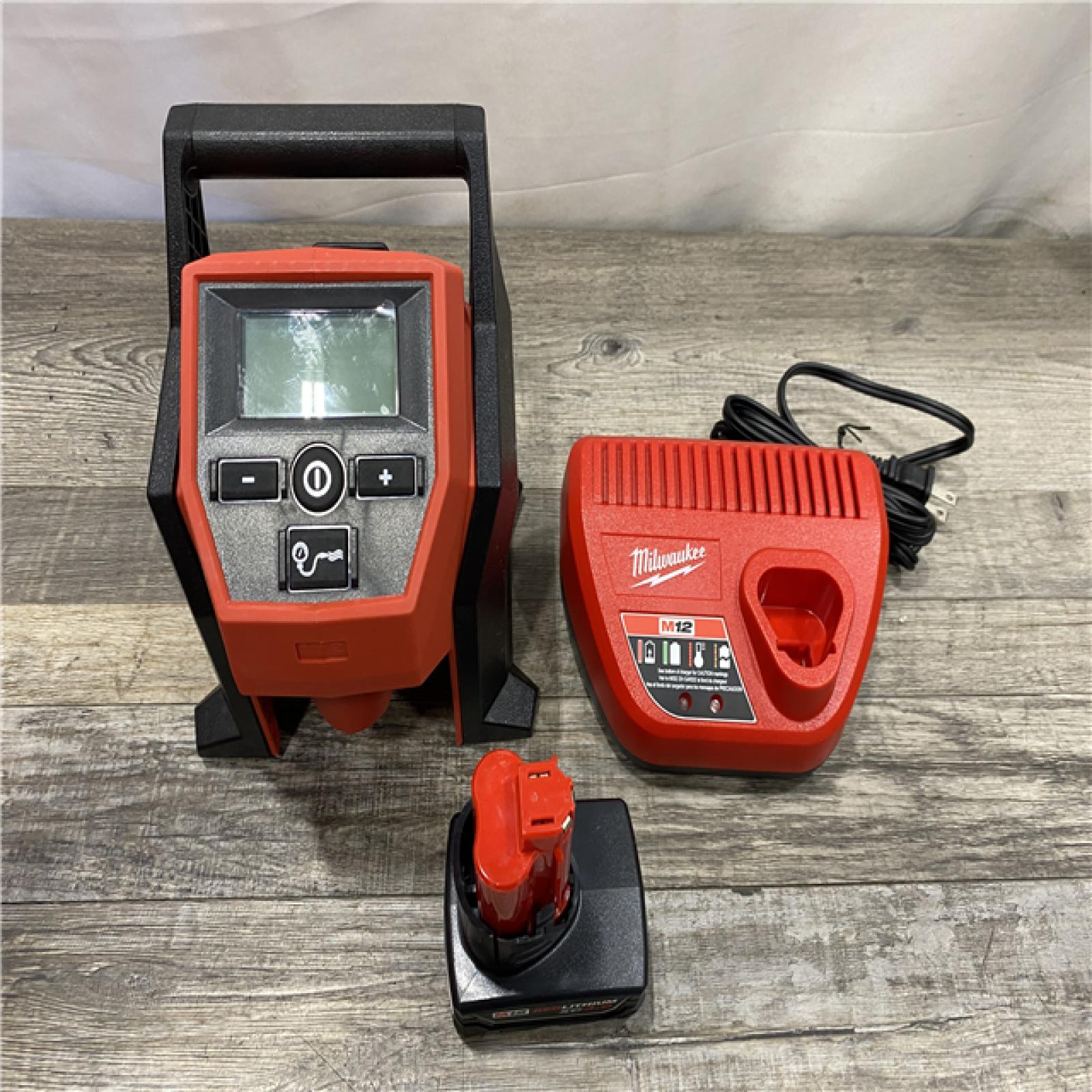 AS-IS Milwaukee 12-Volt Lithium-Ion Cordless Electric Portable Inflator Kit