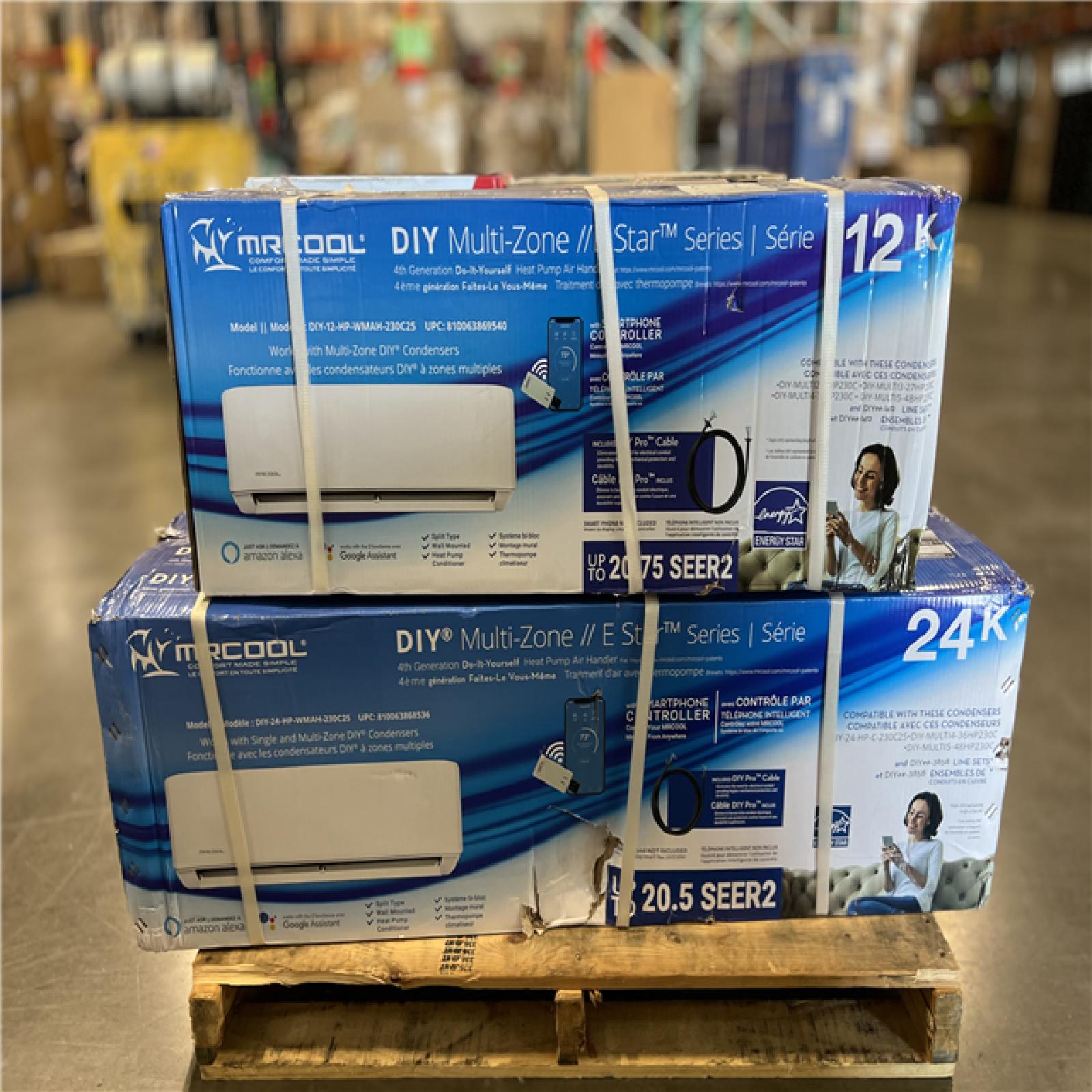 DALLAS LOCATION - MIXED AC UNIT PALLET - (5 UNITS)