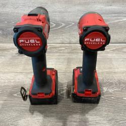 AS-IS Milwaukee FUEL 18V Lithium-Ion Brushless Cordless Hammer Drill and Impact Driver Combo Kit