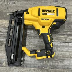 AS-IS DEWALT 20V MAX XR 16-Gauge Lithium-Ion Cordless Finish Nailer (Tool Only)