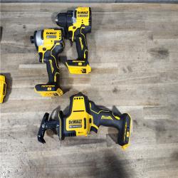 HOUSTON LOCATION - AS-IS DeWalt 20V MAX ATOMIC Cordless Brushless 3-Tool Combo Kit