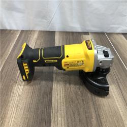 AS-IS DEWALT 20-Volt MAX Cordless Brushless 4-1/2 in. Angle Grinder with Slide Switch (Tool Only)