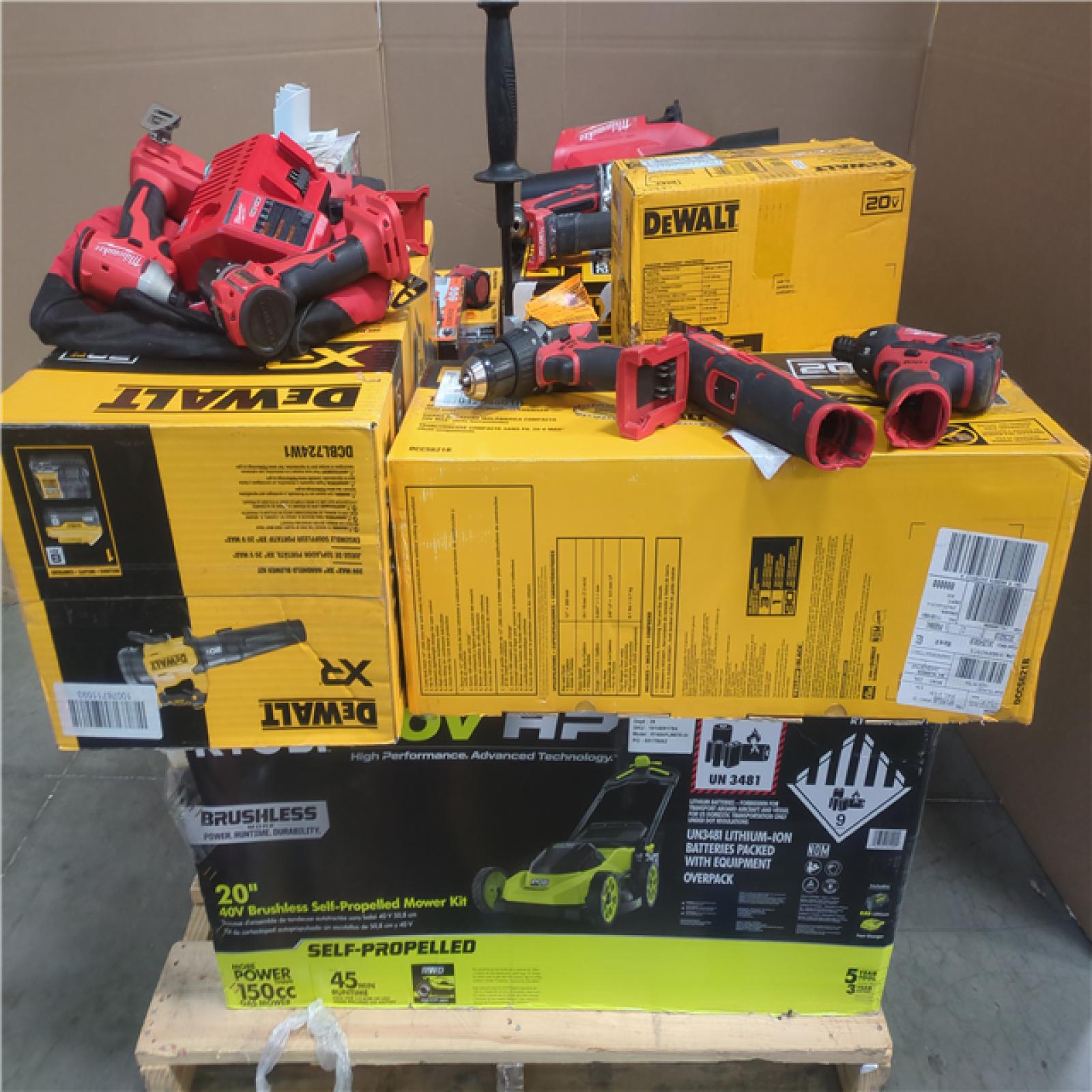 CALIFORNIA AS-IS TOOL PALLET