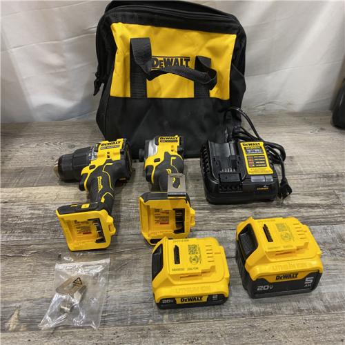 AS-IS DEWALT ATOMIC 20V MAX Lithium-Ion Cordless 2-Tool Combo Kit