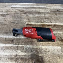 Houston Location AS-IS Milwaukee FUEL 12-Volt Lithium-Ion Brushless Cordless High Speed 3/8 in. Ratchet (Tool-Only)