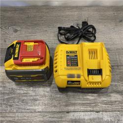 AS-IS DEWALT 20V/60V MAX FLEXVOLT Lithium-Ion 9.0Ah Battery and Charger Starter Kit