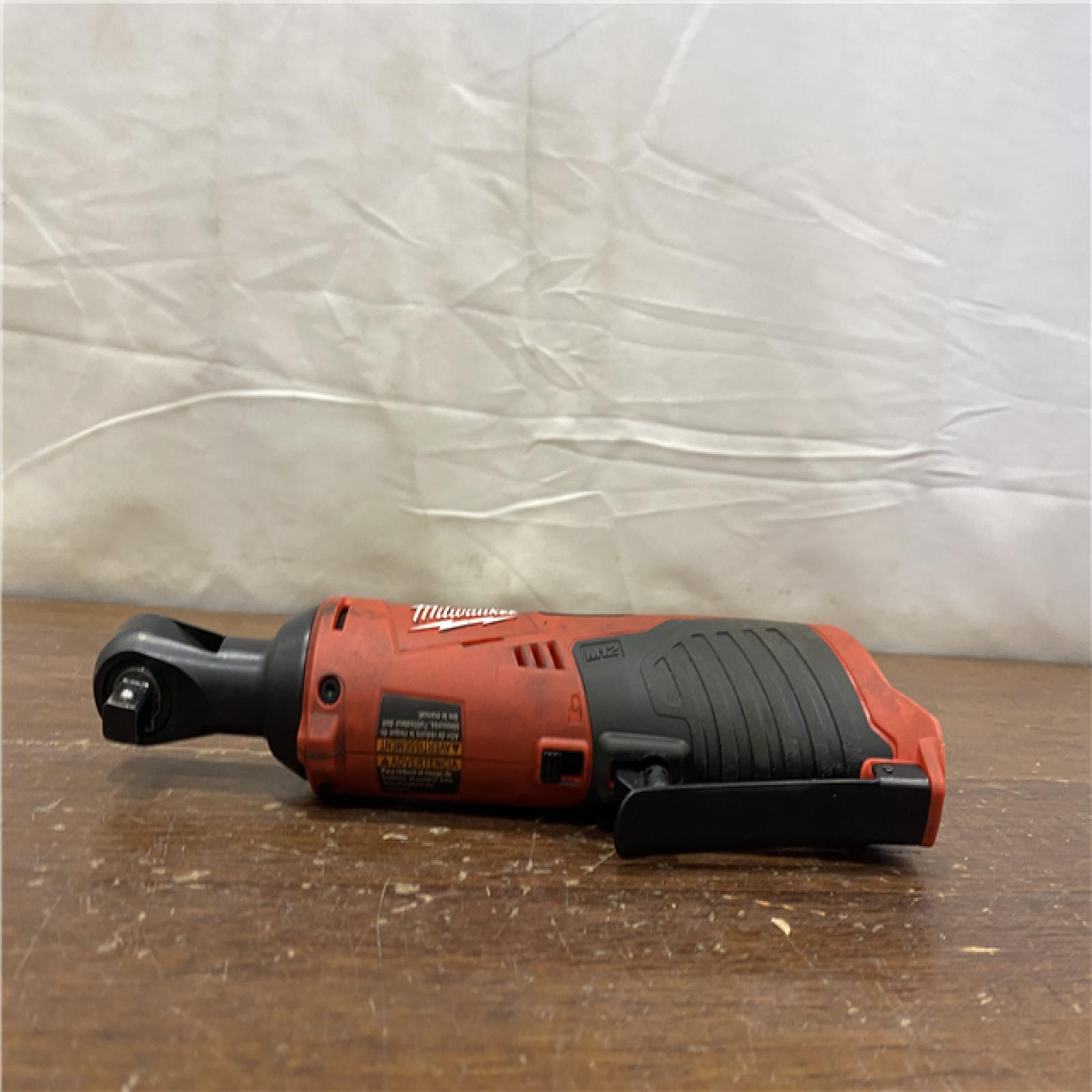 AS-IS MILWAUKEE 2457-20 .38 in. M12 Cordless Ratchet Only