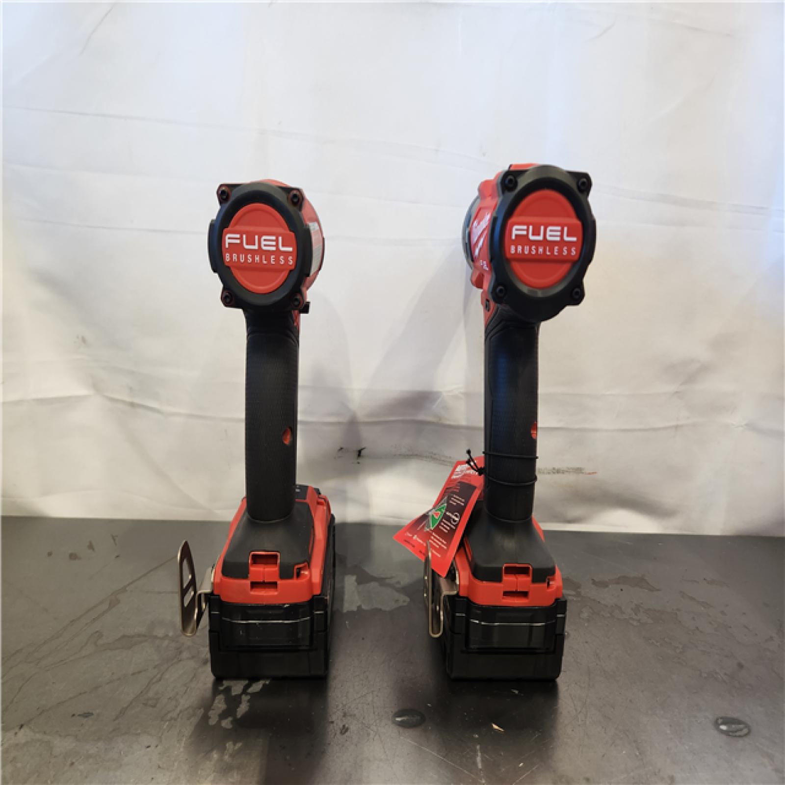 AS-IS- Milwaukee FUEL 18V Lithium-Ion Brushless Cordless Hammer Drill and Impact Driver Combo Kit