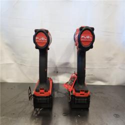 AS-IS- Milwaukee FUEL 18V Lithium-Ion Brushless Cordless Hammer Drill and Impact Driver Combo Kit