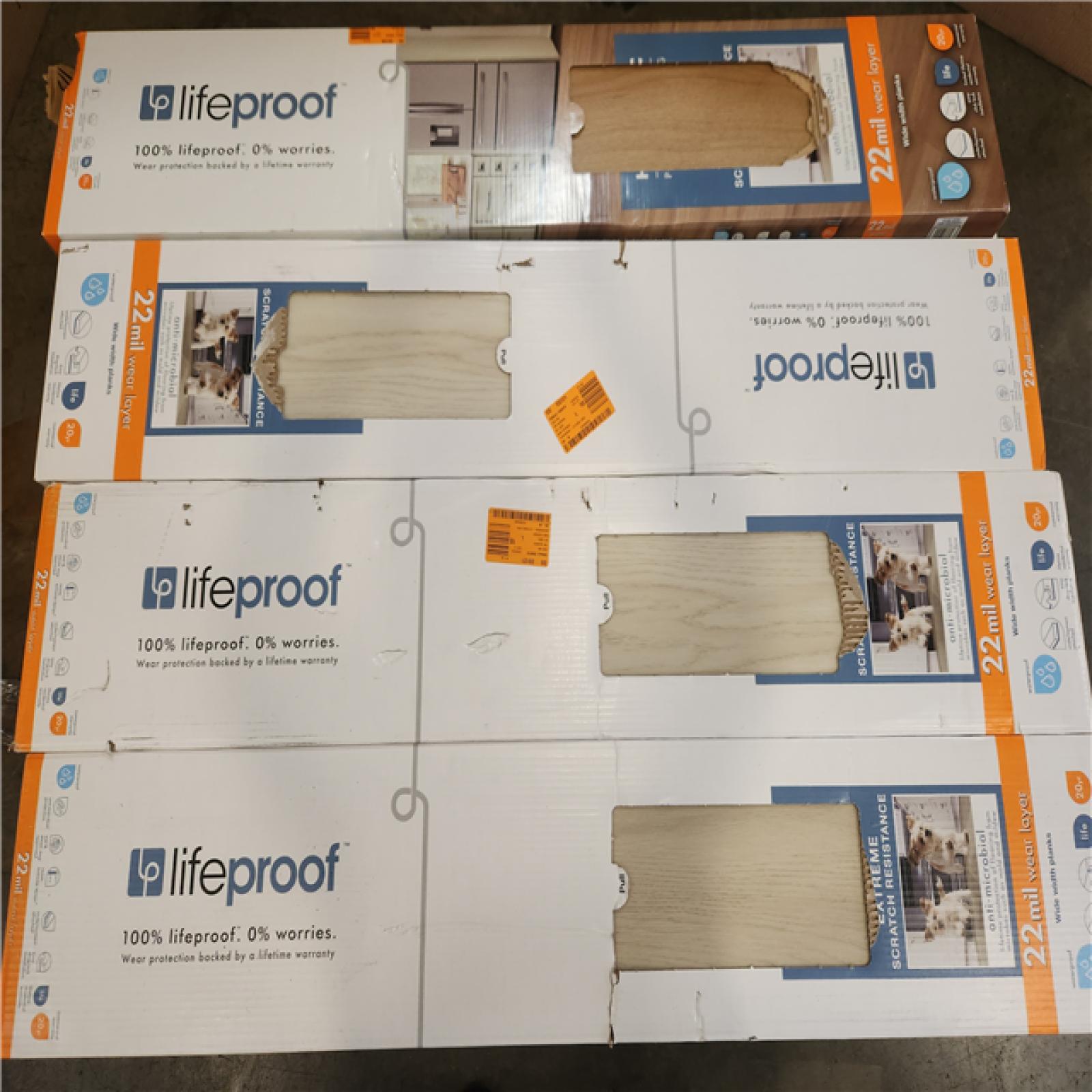 Phoenix AS-IS Mixed Lifeproof Flooring Pallet (20 Cases)