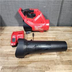 Houston Location AS-IS Milwaukee FUEL 120 MPH 500 CFM 18V Brushless Cordless Battery Powered Leaf Blower Kit
