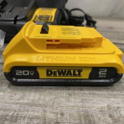 AS-IS DEWALT Atomic 20V Lithium-Ion Cordless Compact 1/2 in. Drill/Driver Kit