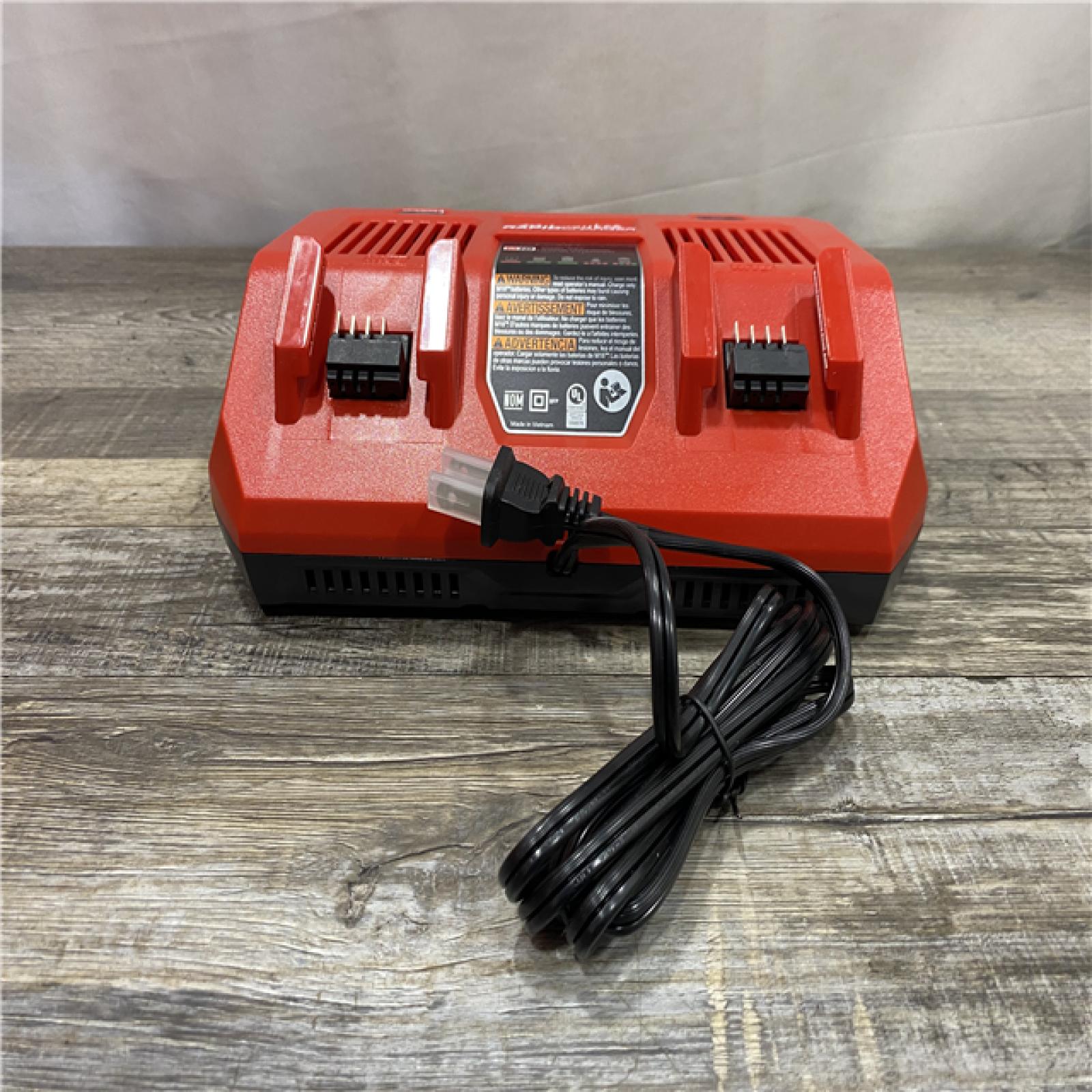 AS-IS Milwaukee 18-Volt Lithium-Ion Dual Bay Rapid Battery Charger