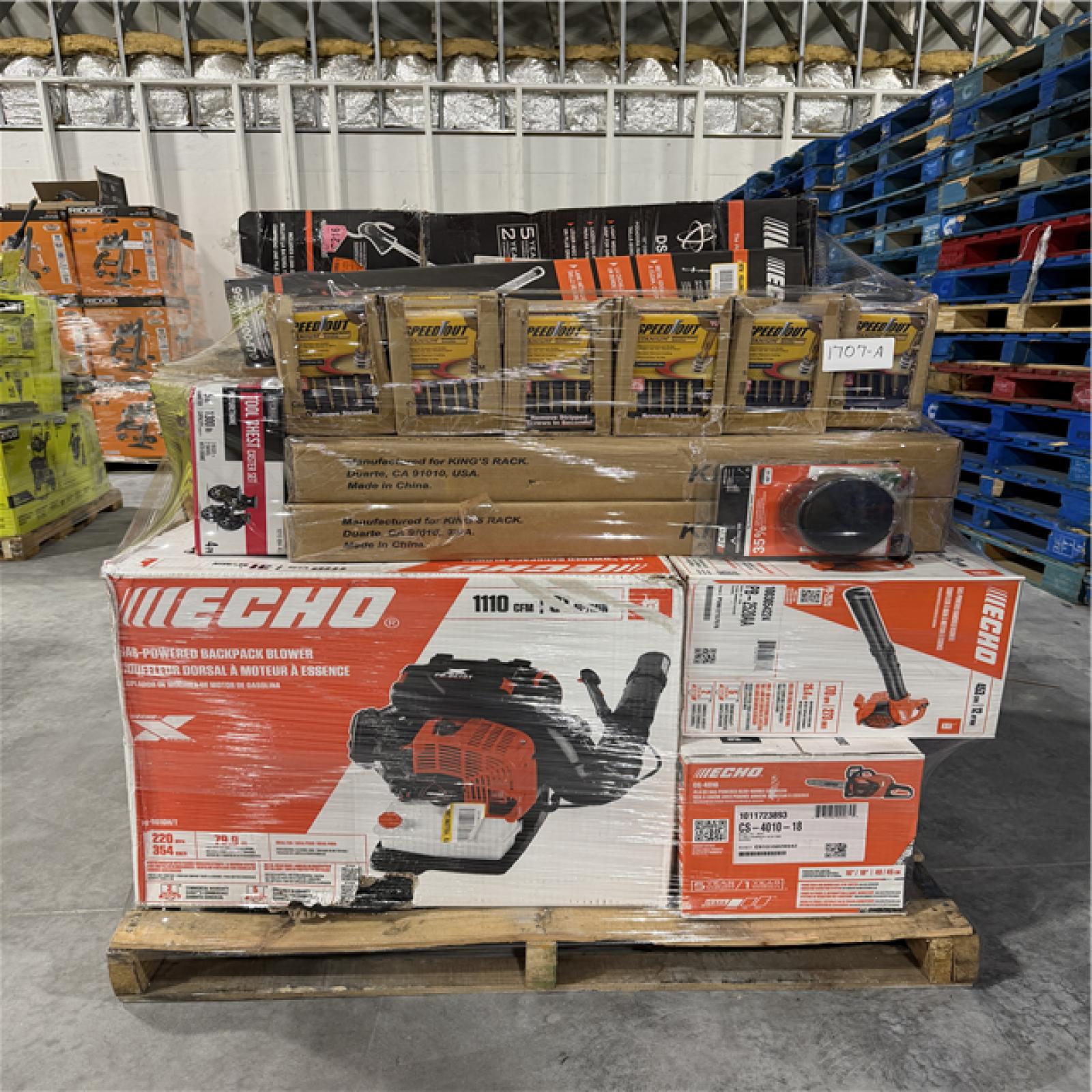 Atlanta Location As-Is Tools and More Partial Truckload (12 Pallets) 1707-A