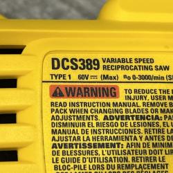 NEW - DEWALT FLEXVOLT 60V MAX Cordless Brushless Reciprocating Saw (Tool Only)