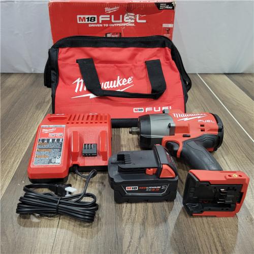 AS-IS Milwaukee M18 1/2 in. Cordless Brushless High Torque Impact Wrench Kit (Battery & Charger)