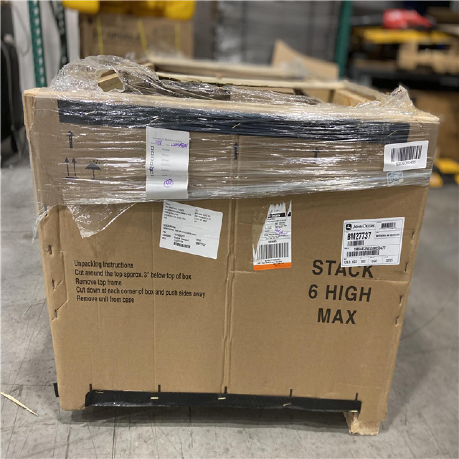 DALLAS LOCATION - John Deere 44 in. Two-Stage Snow Blower Attachment for 100 Series Tractors