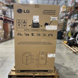 DALLAS LOCATION - LG - 20.2 Cu. Ft. Top-Freezer Refrigerator - Stainless Steel