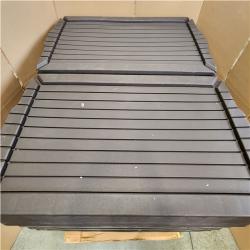 Phoenix LIKE NEW StyleWell 90 Gal. Resin Deck Box with Wheels in Brown Pallet of 8 (RV: $639)