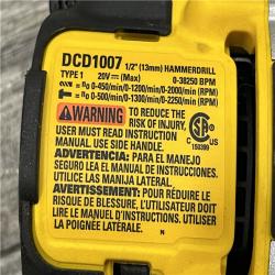AS-IS DEWALT 20V MAX Brushless Cordless 1/2 3-Speed Hammer Drill (Tool-Only)