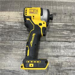 AS-IS DEWALT Atomic 20V Max Lithium-Ion Brushless Cordless Compact 1/4 in. Impact Driver Kit