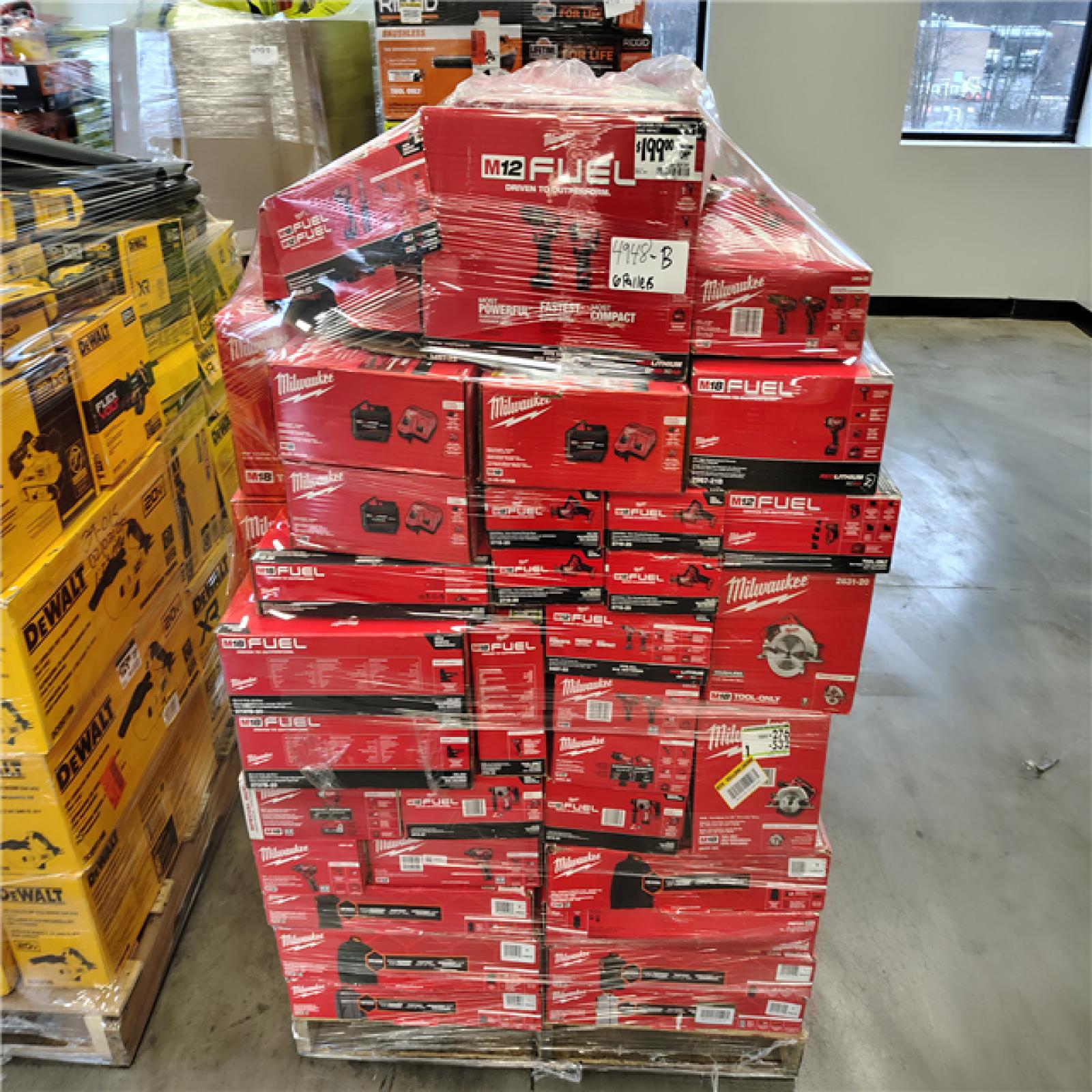 Pittston Location As-Is Power Tools Partial Truckload (6 Pallets) 4948-B