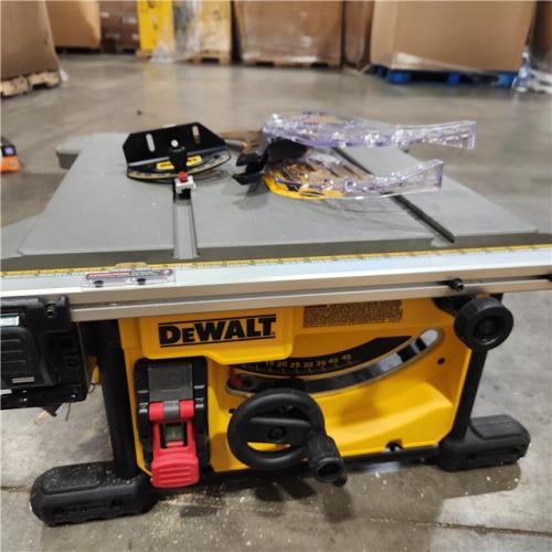 As-Is-DEWALT 15 Amp Corded 8-1/4 in. Compact Portable Jobsite Table Saw