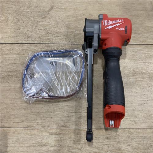 AS-IS Milwaukee  FUEL 12V Lithium-Ion Brushless Cordless 1/2 in. x 18 in. Bandfile (Tool-Only)