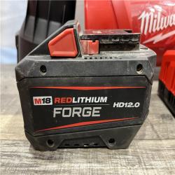 AS-IS  Milwaukee FUEL 120 MPH 500 CFM 18V Brushless Cordless Battery Powered Leaf Blower Kit