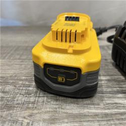 AS-IS DEWALT 20V MAX XR POWERSTACK Lithium-Ion Battery Starter Kit with 5.0Ah Battery and Charger