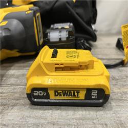 AS-IS DEWALT 20V MAX XR 16-Gauge Electric Cordless Angled Finishing Nailer Kit