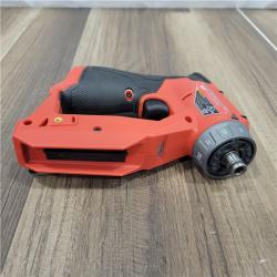 AS-IS Milwaukee M12 FUEL 12V Lithium-Ion Brushless Cordless 4-in-1 Installation 3/8 in. Drill Driver Kit with 4-Tool Heads