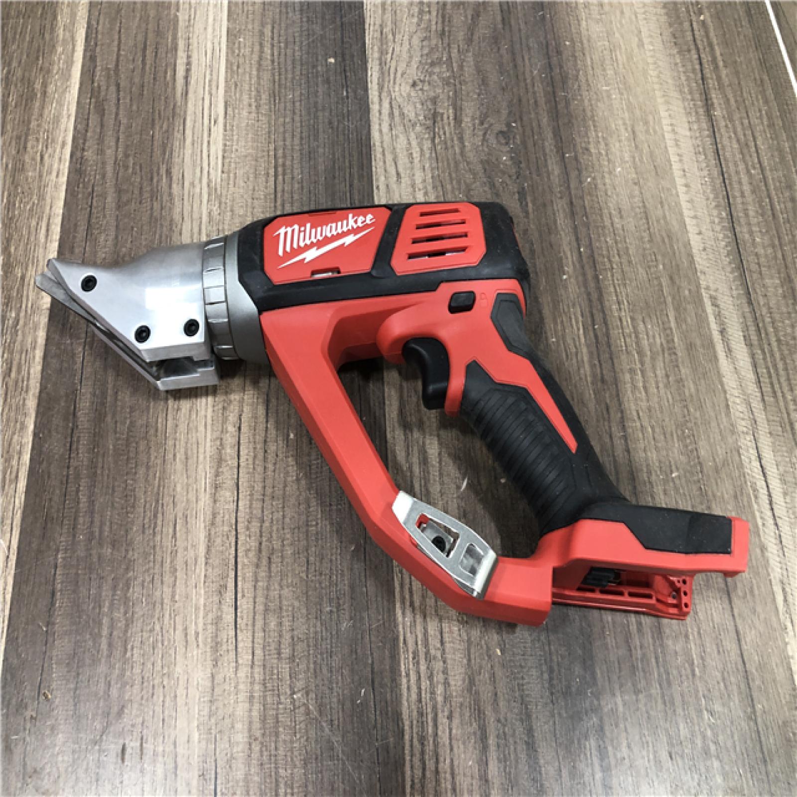 AS-IS Milwaukee 18-Volt Lithium-Ion Cordless 18-Gauge Double Cut Metal Shear (Tool-Only)