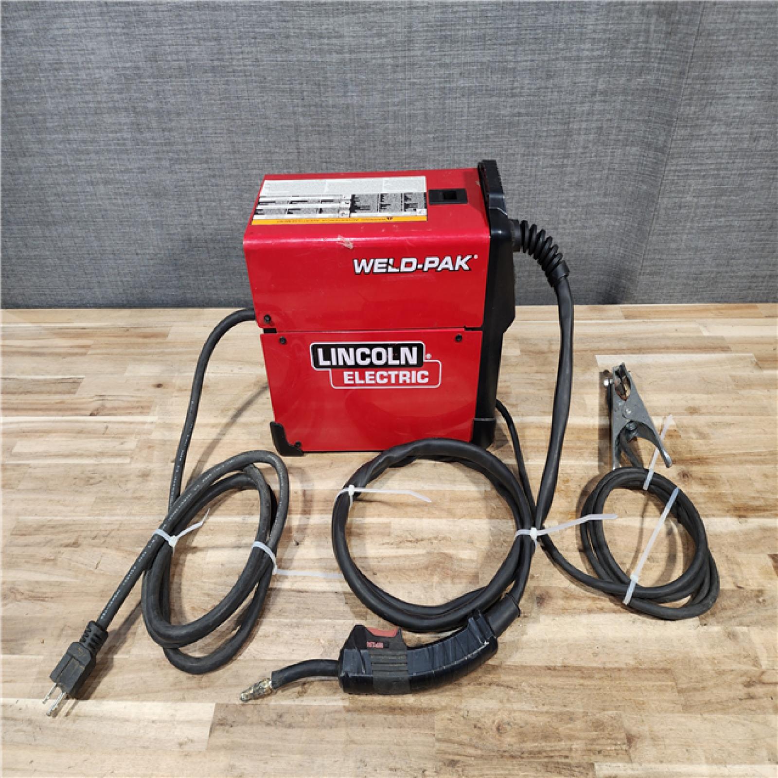 HOUSTON LOCATION - AS-IS LINCOLN ELECTRIC WELD-PAK 90i FC Flux-Cored Wire Feeder Welder (No Gas)
