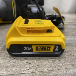 AS-IS DEWALT 20V MAX XR 16-Gauge Electric Cordless Angled Finishing Nailer Kit