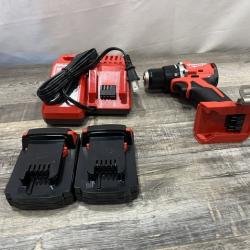 AS-IS Milwaukee 18V Lithium-Ion Brushless Cordless 1/2 in. Compact Drill/Driver Kit