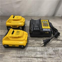 AS-IS DEWALT 20V MAX Lithium-Ion 6.0Ah and 4.0Ah Battery and Charger Starter Kit