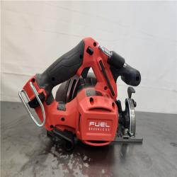 AS-IS- Milwaukee FUEL 18V Lithium-Ion Brushless Cordless 6-1/2 in. Circular Saw (Tool-Only)