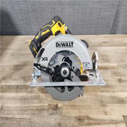 HOUSTON LOCATION - AS-IS DEWALT (APPEARS LIKE NEW) 20V MAX Lithium-Ion 7-1/4 in. Cordless Circular Saw Kit with 8.0 Ah Battery, Charger and Kit Bag