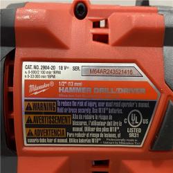 AS-IS Milwaukee FUEL 18V Lithium-Ion Brushless Cordless Hammer Drill and Impact Driver Combo Kit