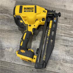 AS-IS DEWALT 20V MAX XR 16-Gauge Electric Cordless Angled Finishing Nailer Kit