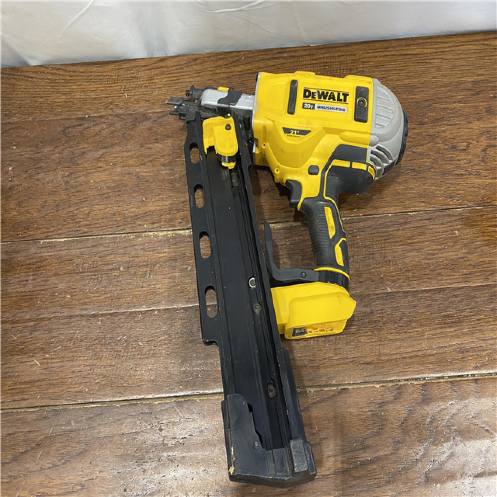 AS-IS DEWALT 20-Volt 21Â° Cordless Framing Nailer (Tool-Only)