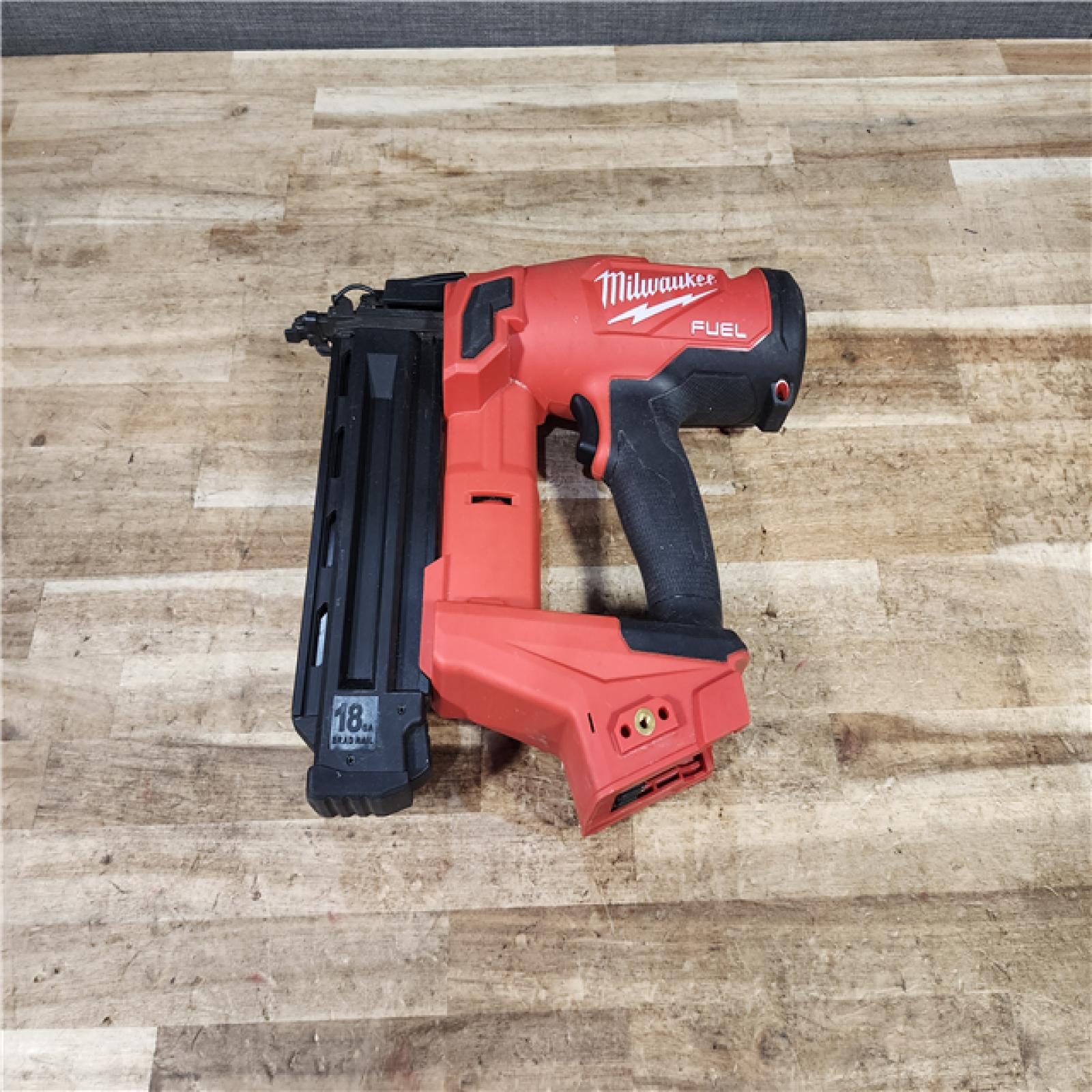 HOUSTON LOCATION - AS - IS Milwaukee FUEL 18-Volt Lithium-Ion Brushless Cordless Gen II 18-Gauge Brad Nailer (Tool-Only)