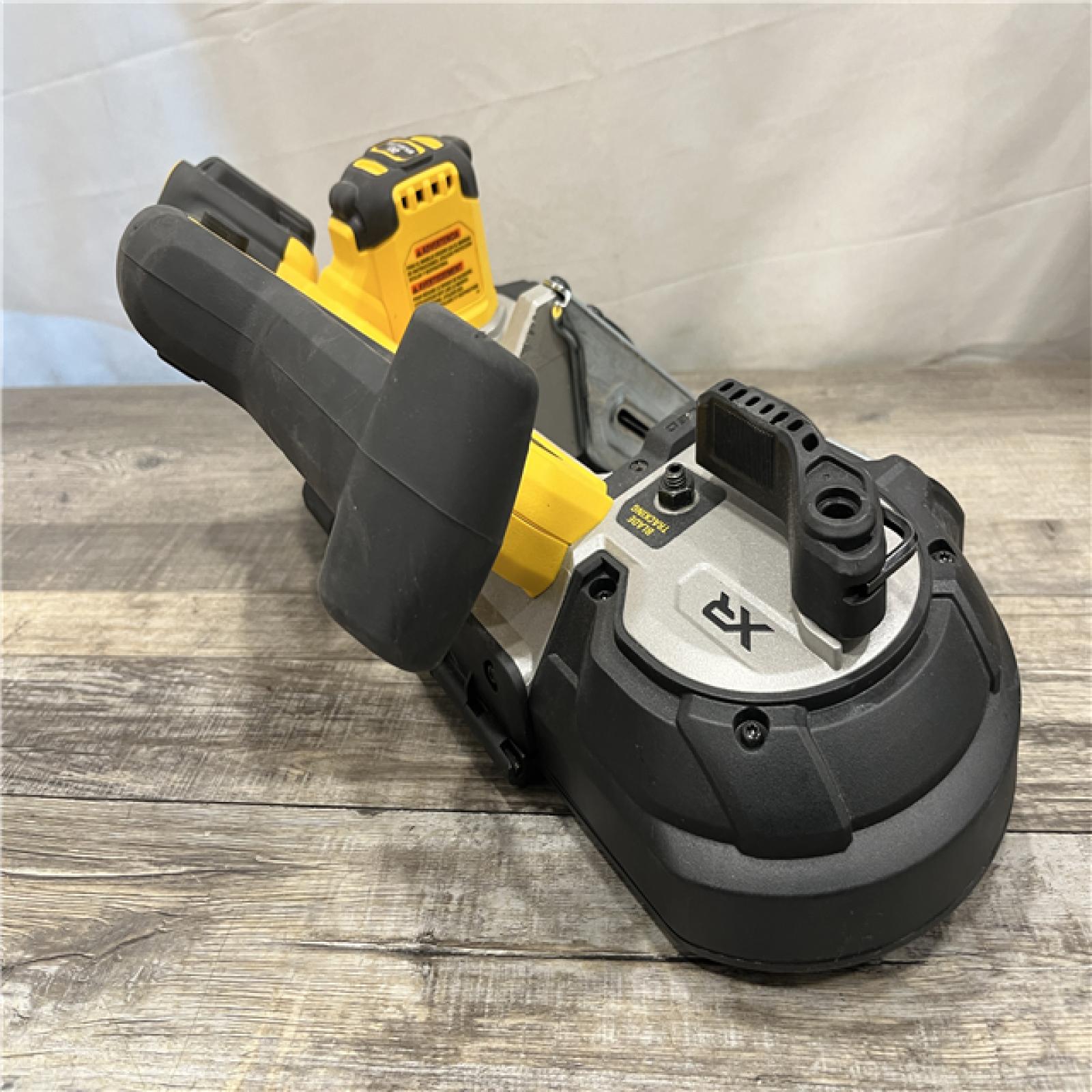 AS-IS DEWALT 20-Volt MAX 3-3/8 in. Cordless Brushless Bandsaw (Tool-Only)