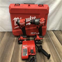 AS-IS Milwaukee FUEL 18V Lithium-Ion Brushless Cordless Hammer Drill and Impact Driver Combo Kit