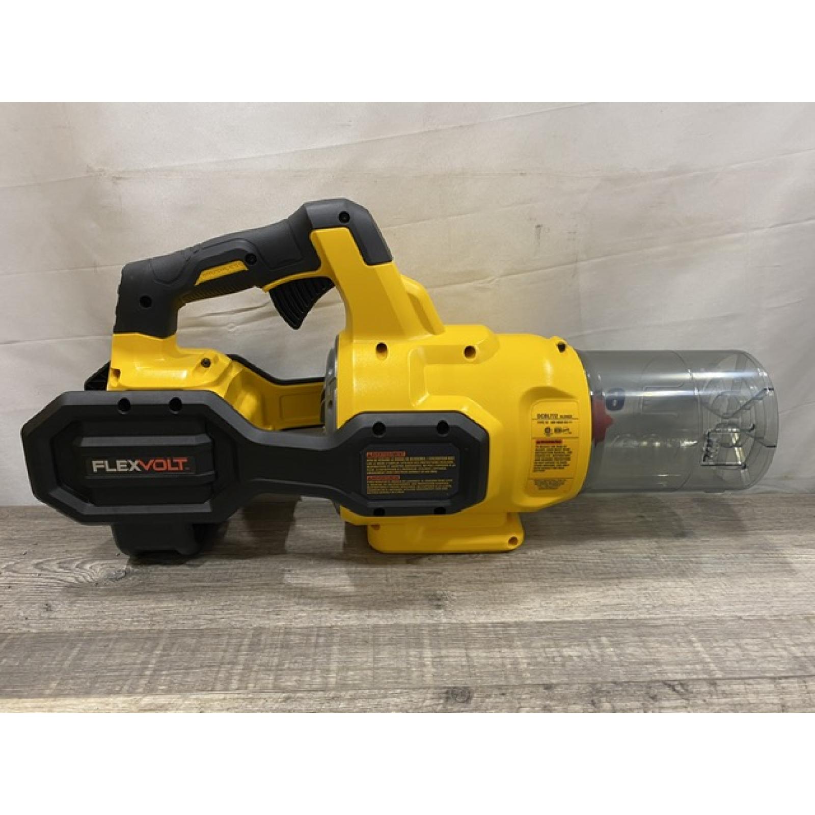 AS-IS DEWALT FLEXVOLT 60V MAX 125 MPH 600 CFM Brushless Cordless Battery Powered Blower Kit